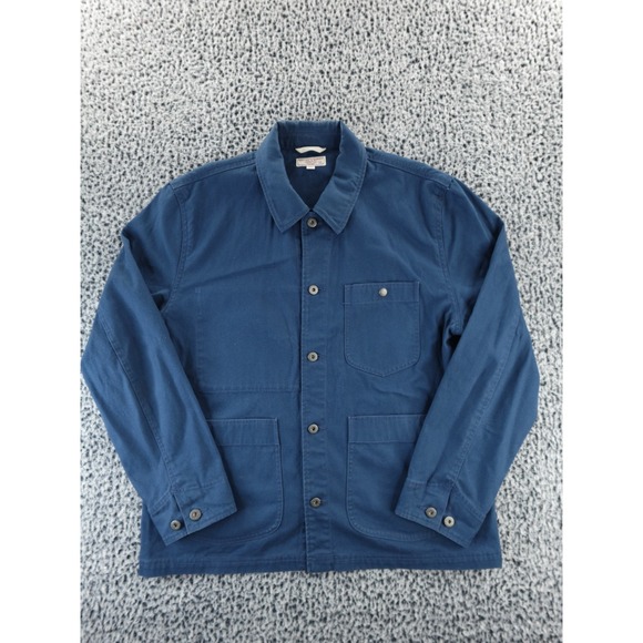 J.Crew‎ Wallace & Barnes Duck Canvas Chore Jacket - Mystic Sea Blue Size XL